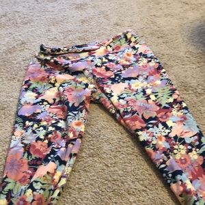 Floral leggings